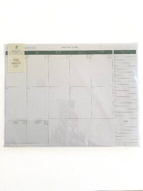 NWT French & English Weekly Planner In Original Packaging